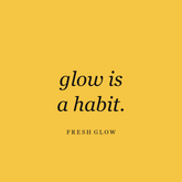 Fresh Glow feed tile — quote