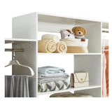 Modern White Closet Organizer