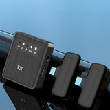 Square Straight Wireless Lavalier Microphone for Outdoor Shooting, Live Streaming & Sales Presentations