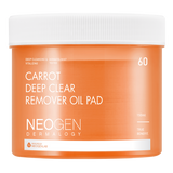 [NeoGen] DERMALOGY CARROT DEEP CLEAR OIL PAD 150ML (60 PADS)