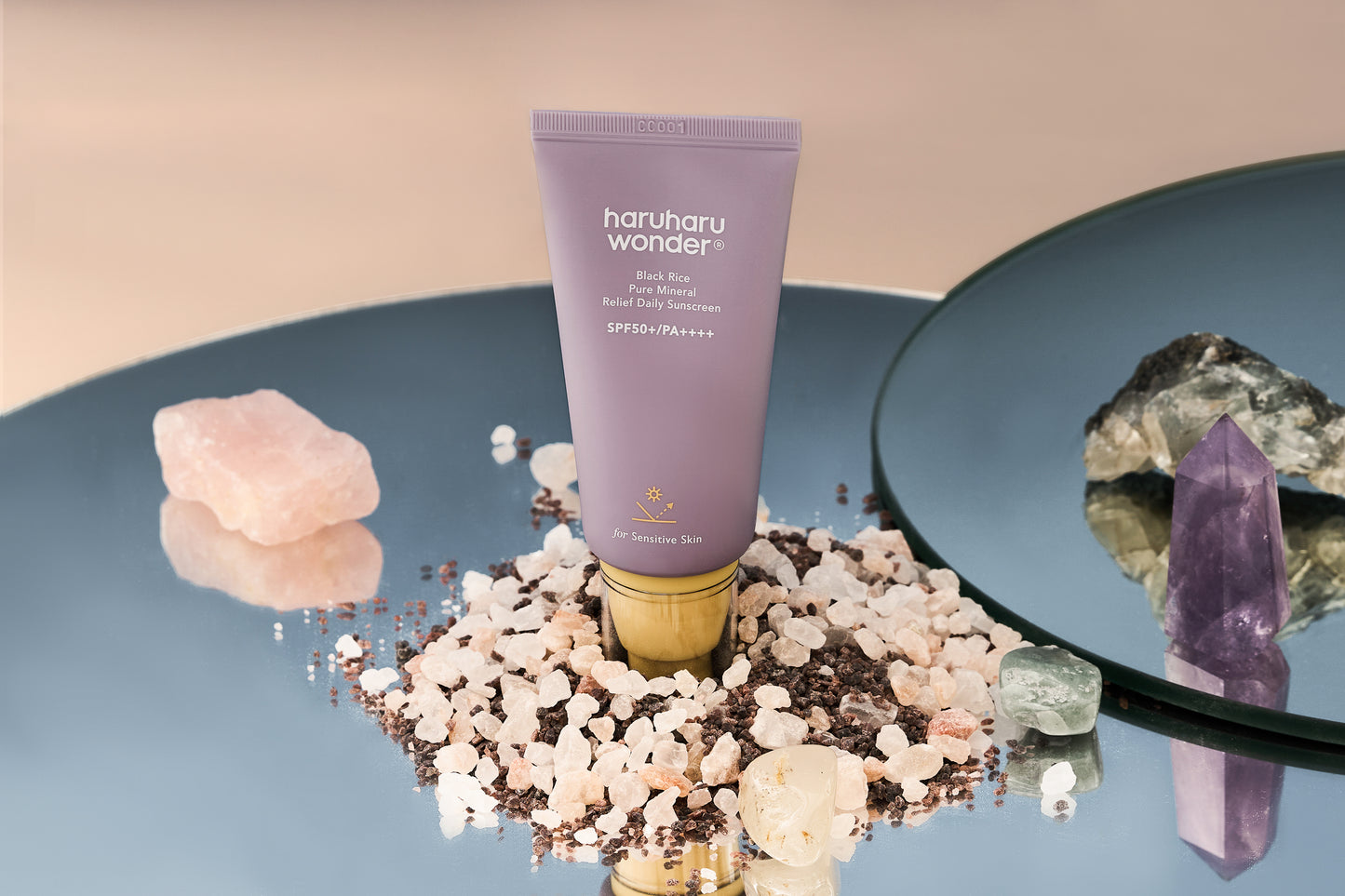 [haruharuwonder] Black Rice Pure Mineral Relief Daily Sunscreen Unscented SPF50+ 50ml