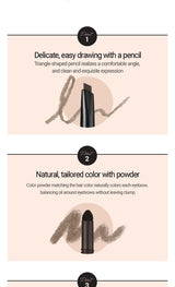 Powder Jet Dual Brow 0.75g - #06 Deep Brown