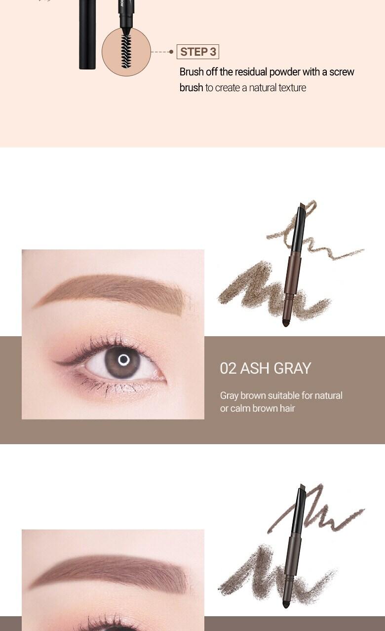 Powder Jet Dual Brow 0.75g - #06 Deep Brown