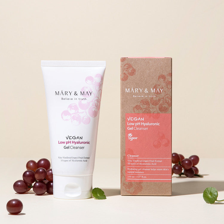 [Mary&May] 1+1 Vegan Low pH Hyaluronic Gel Cleanser 150ml
