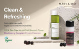 [Mary&May] CICA Tea Tree AHA Blemish Toner + Blackberry Complex Cream Essence (promotion)