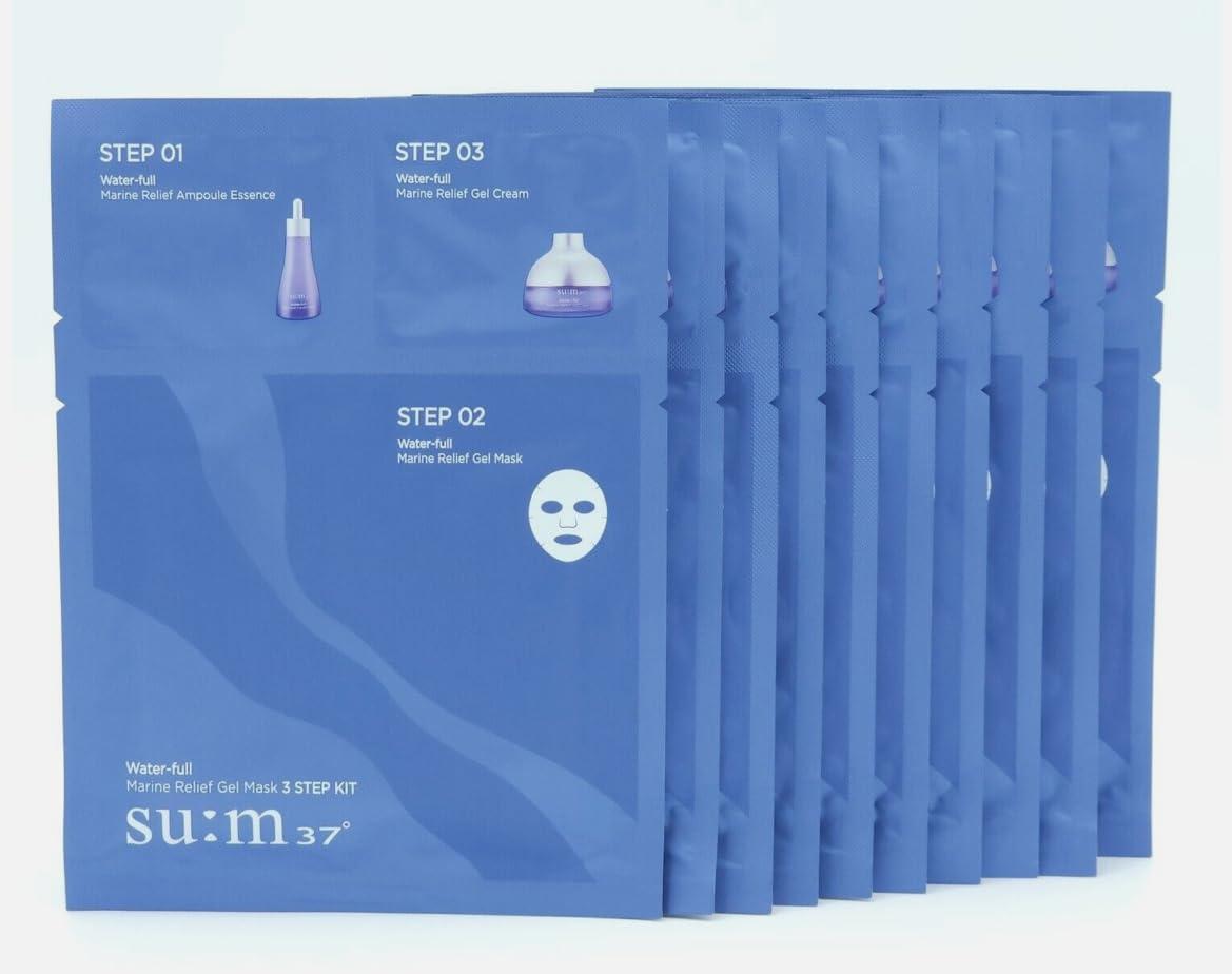 Water-full Timeless Water Gel Mask 3 Step 10pcs - 3