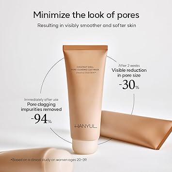 Chestnut Shell Pore Clearing Clay Mask 100ml - 5