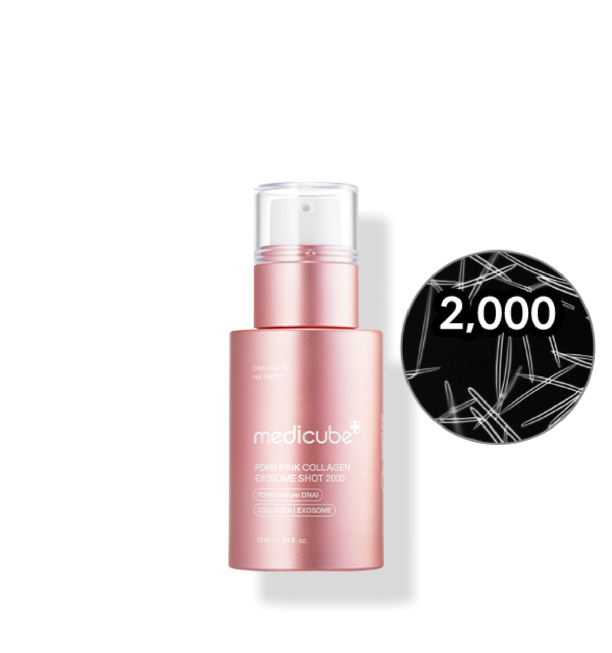 PDRN Pink Collagen exosome shot ampoule 2000 30ml - 8