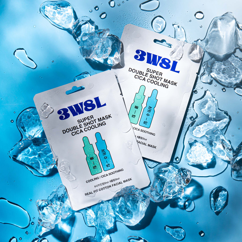 [3W8L] Super Double Shot Mask Cica Cooling 27ml