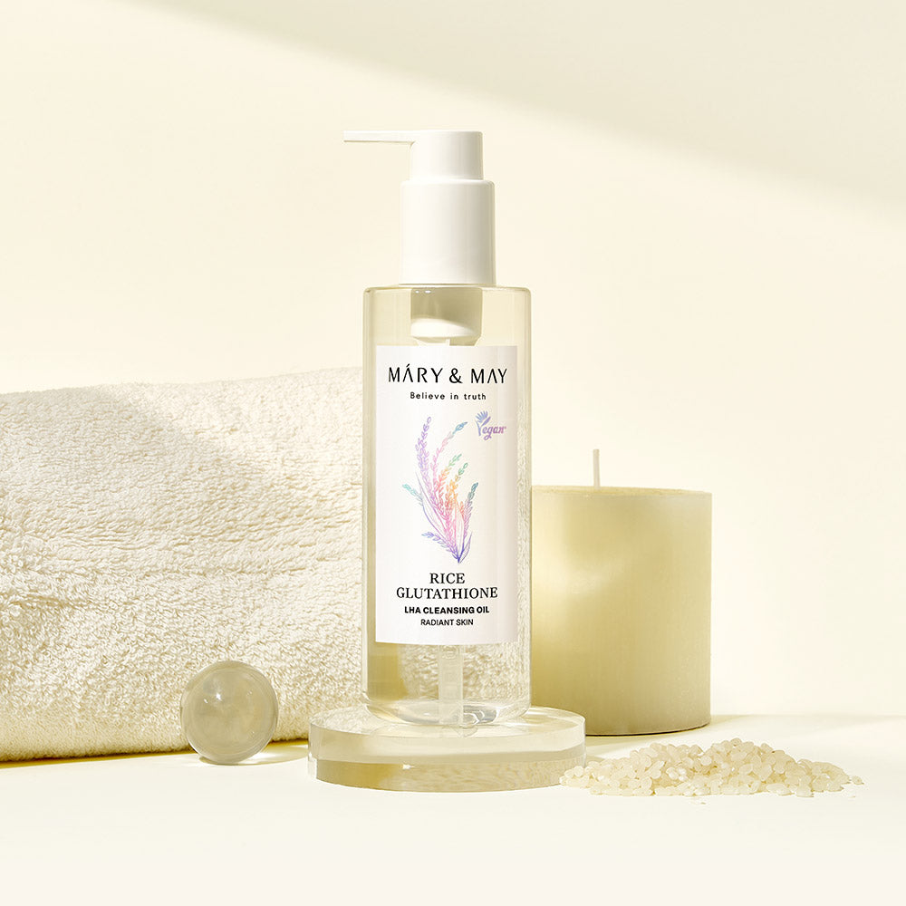 [Mary&May] 1+1 Rice Glutathione LHA Cleansing Oil 200ml