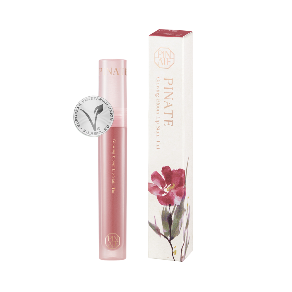 [Pinate] Glowing Bloom Lip Stain - 04 Crimson Red