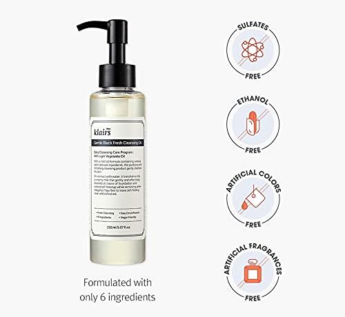 [Dear Klairs] Gentle Black Fresh Cleansing Oil 150ml