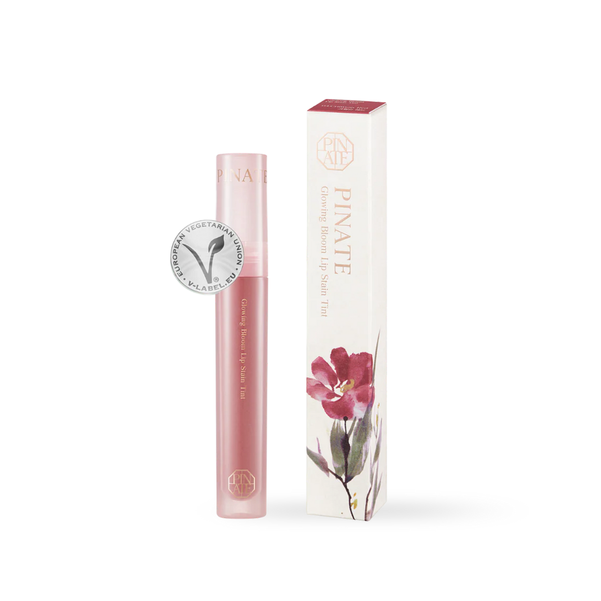 [Pinate] Leuchtender Blüten-Lippenfleck – 5 Farben