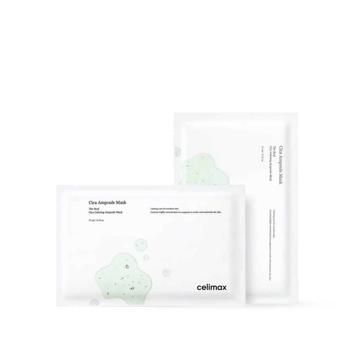 The Real Cica Calming Ampoule Mask- 2 Size