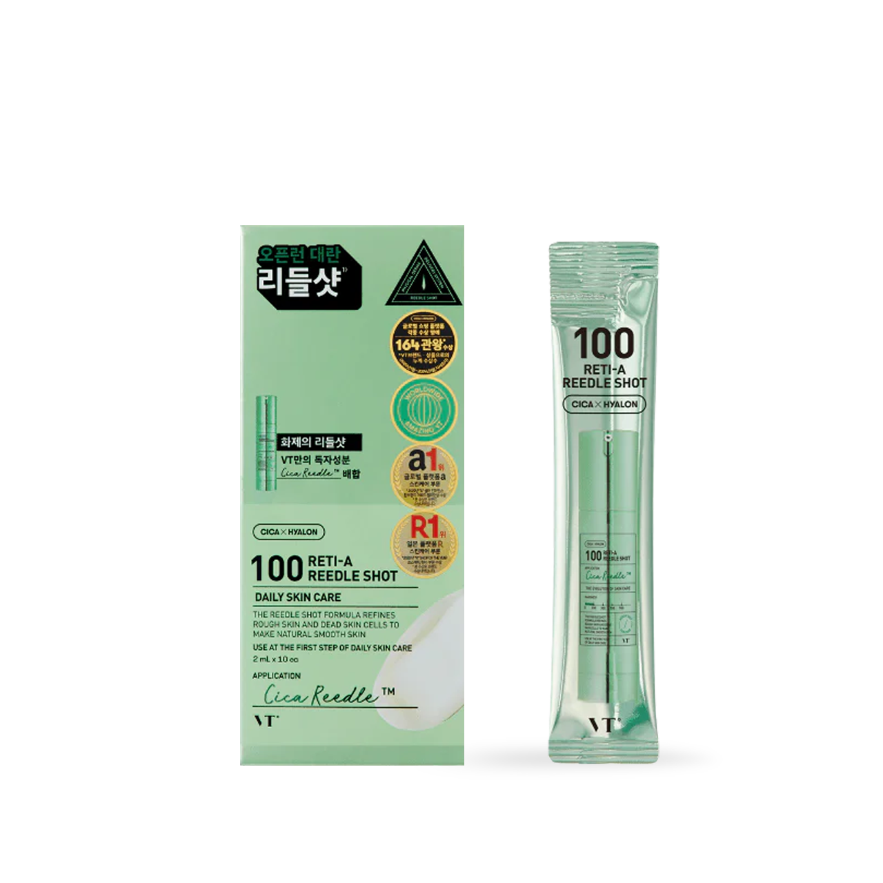 [VT Cosmetics] 100 RETI-A Reedle shot 10ea