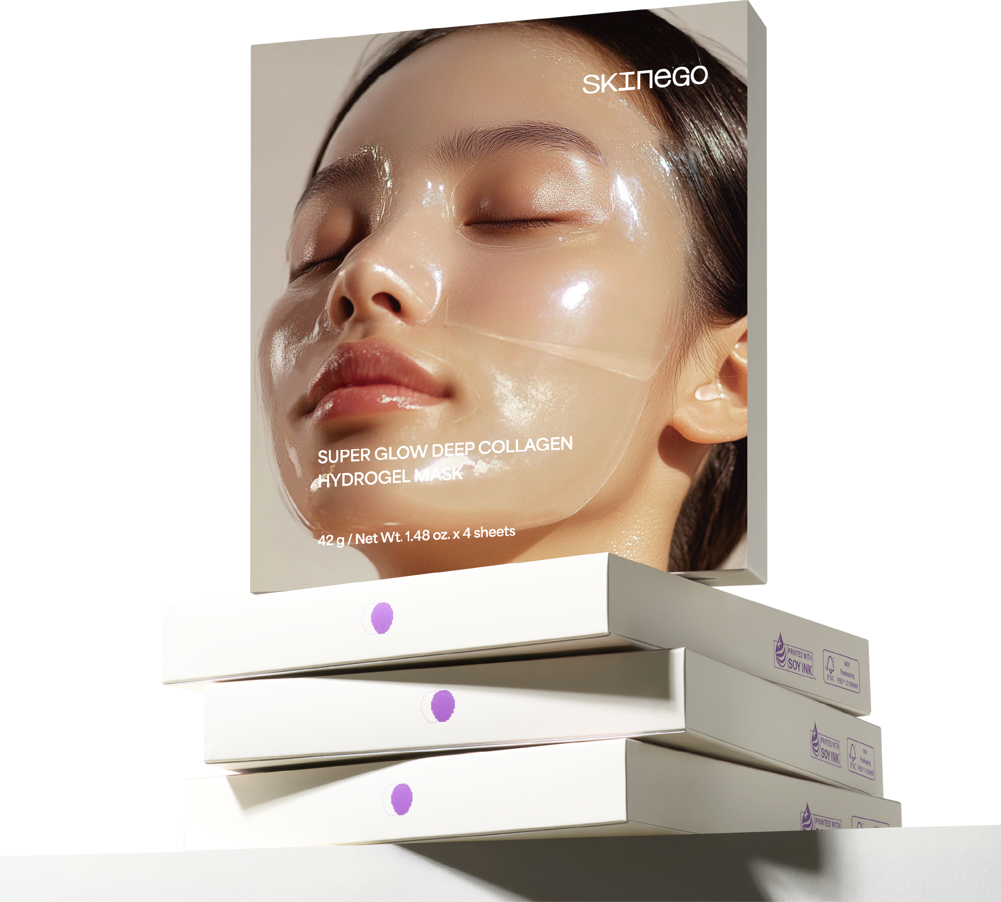 Super Glow Deep Collagen Hydrogel Mask 8ea