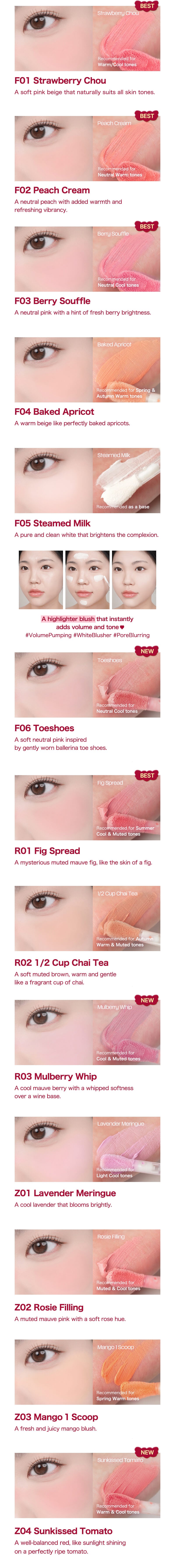 Blurry Puree Blush 5g - 16 Colors - 14
