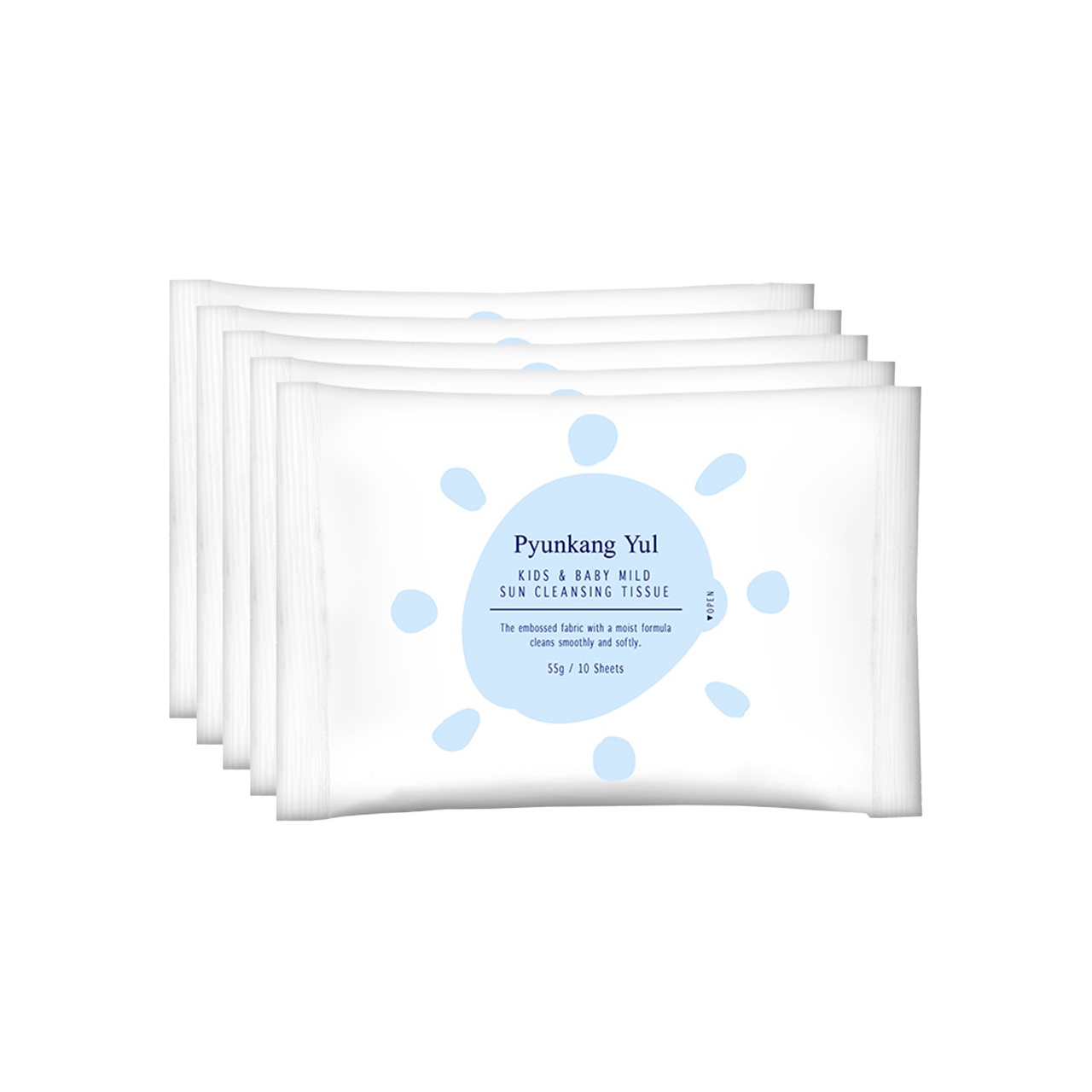 Kids & Baby Mild Sun Cleansing Tissue 10ea*5 - 5