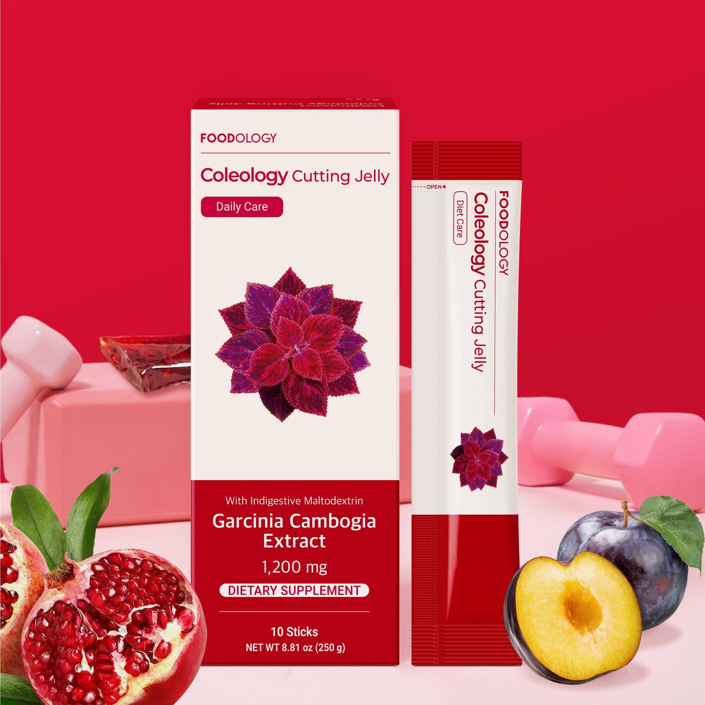 [Foodology] Coleology Cutting Jelly 25g*10Sticks