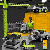 Imitation Alloy Inertia Engineering Vehicle Toy Excavator