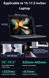 Portable Dual-Screen Laptop Display