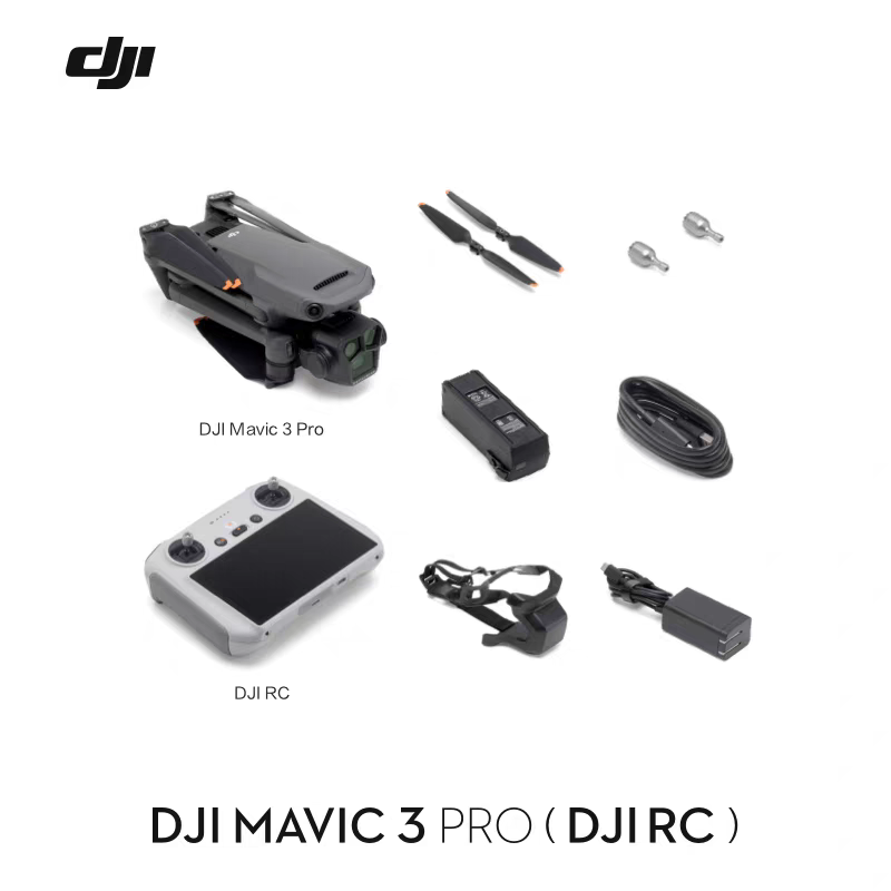 DJI Mavic 3 Pro Three-Camera Flagship Aerial Drone, Cine HD Professional Master Edition with Intelligent Flight Features