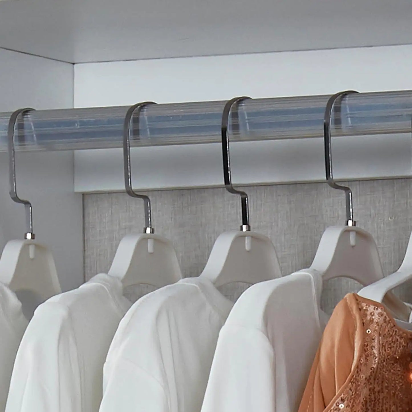 Gray Freestanding Closet Organizer