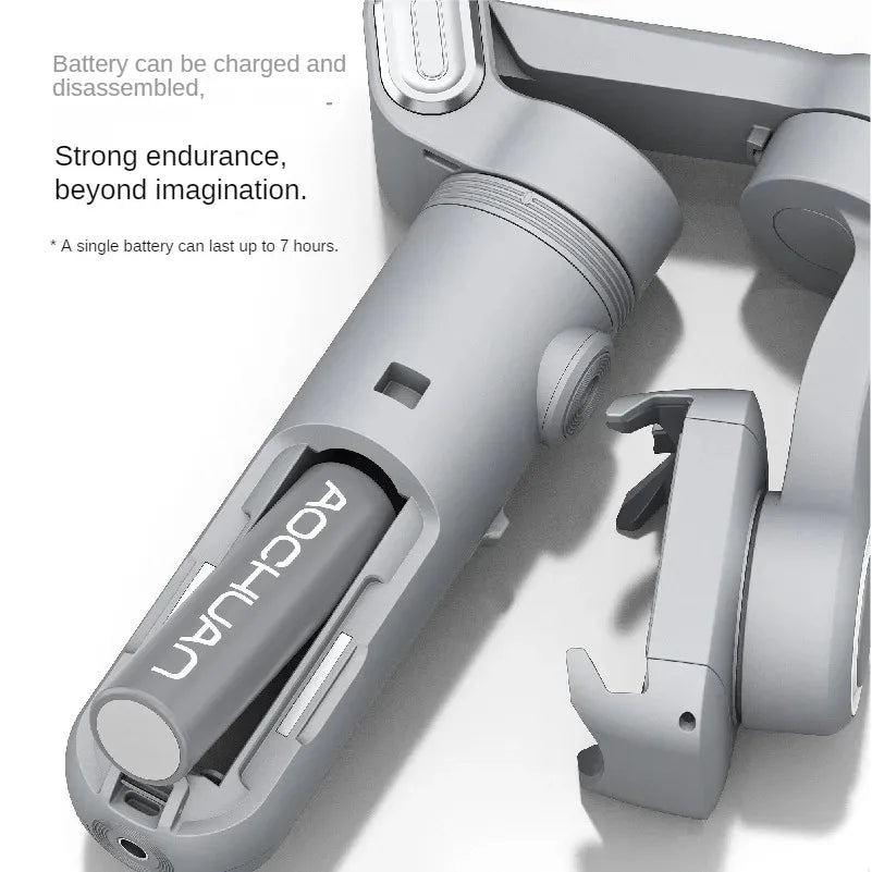 XPro Mobile Phone 3-Axis Anti-Shake Stabilizer, Handheld PTZ Gimbal for TikTok Short Video Vlog Shooting & Live Broadcast Support