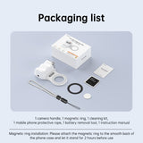 MagSafe Compatible Photography Grip, MFi Certified Wireless Bluetooth Stabilizer for Shake-Free Shooting & Vlogging