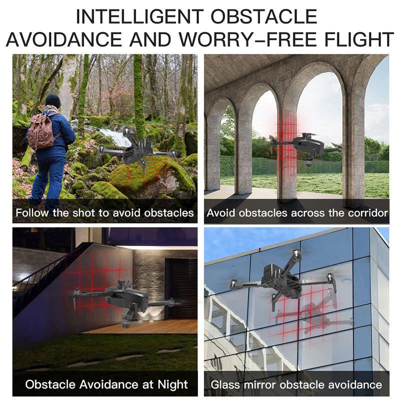 Beast 3 UAV SG906MAX Drone with Obstacle Avoidance, 3-Axis Gimbal & EIS Aerial Photography Quadcopter Remote Control Aircraft