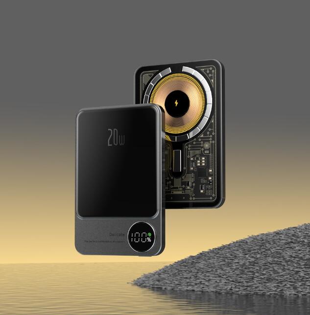 10000mAh MagSafe Magnetic Power Bank PD20W 15W Wireless Fast Charger, External Auxiliary Battery Pack for iPhone 15/14/13