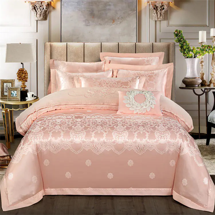 Pure Cotton Jacquard 4-Piece Bedding Set (Wholesale)
