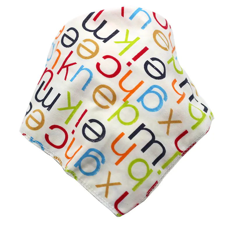 Waterproof Cotton Baby Bibs with Cartoon Design