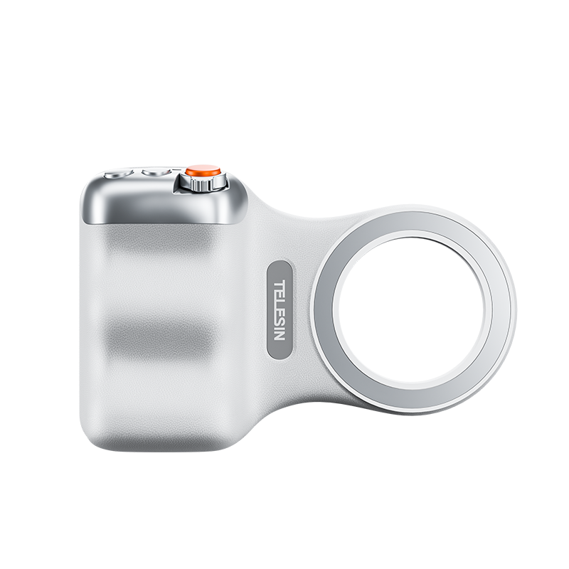 MagSafe Compatible Photography Grip, MFi Certified Wireless Bluetooth Stabilizer for Shake-Free Shooting & Vlogging