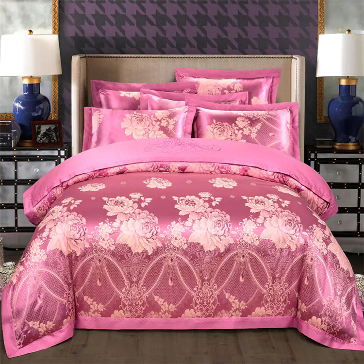 Pure Cotton Jacquard 4-Piece Bedding Set (Wholesale)