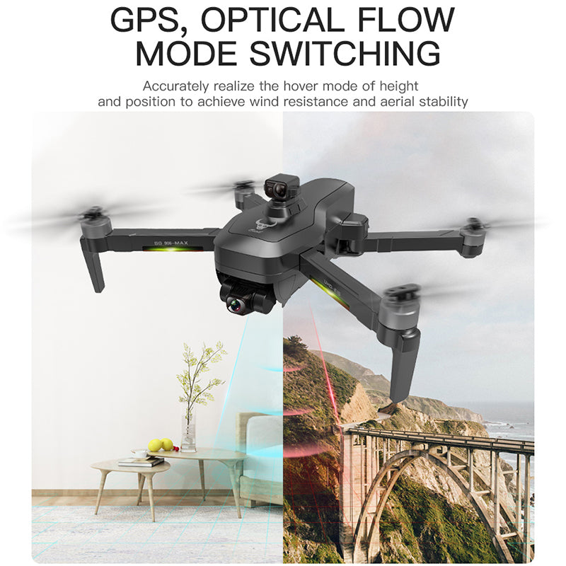 Beast 3 UAV SG906MAX Drone with Obstacle Avoidance, 3-Axis Gimbal & EIS Aerial Photography Quadcopter Remote Control Aircraft