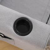 VIDEO Provided 3-in-1 Upholstered Futon Sofa Convertible Sofa Bed,Foldable Tufted Loveseat With Pull Out Sleeper Couch Bed