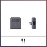 Square Straight Wireless Lavalier Microphone for Outdoor Shooting, Live Streaming & Sales Presentations