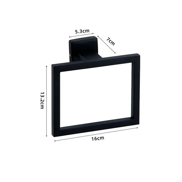 Wall-Mounted Stainless Steel Bathroom Hardware Set