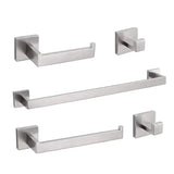 5-Piece Stainless Steel Gold Towel Rack Set