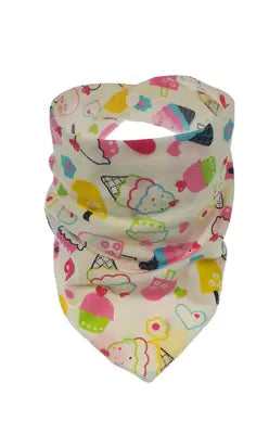 Waterproof Cotton Baby Bibs with Cartoon Design