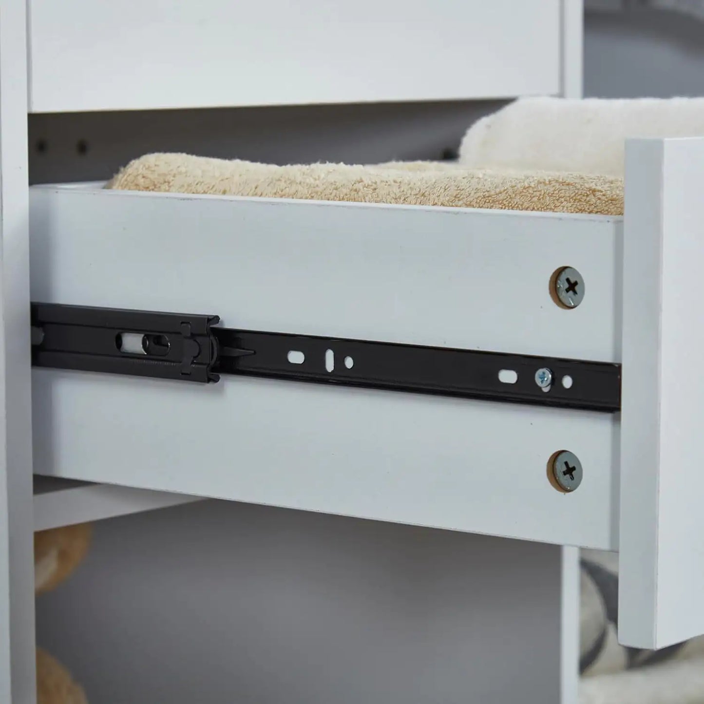 Gray Freestanding Closet Organizer