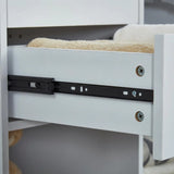 Gray Freestanding Closet Organizer