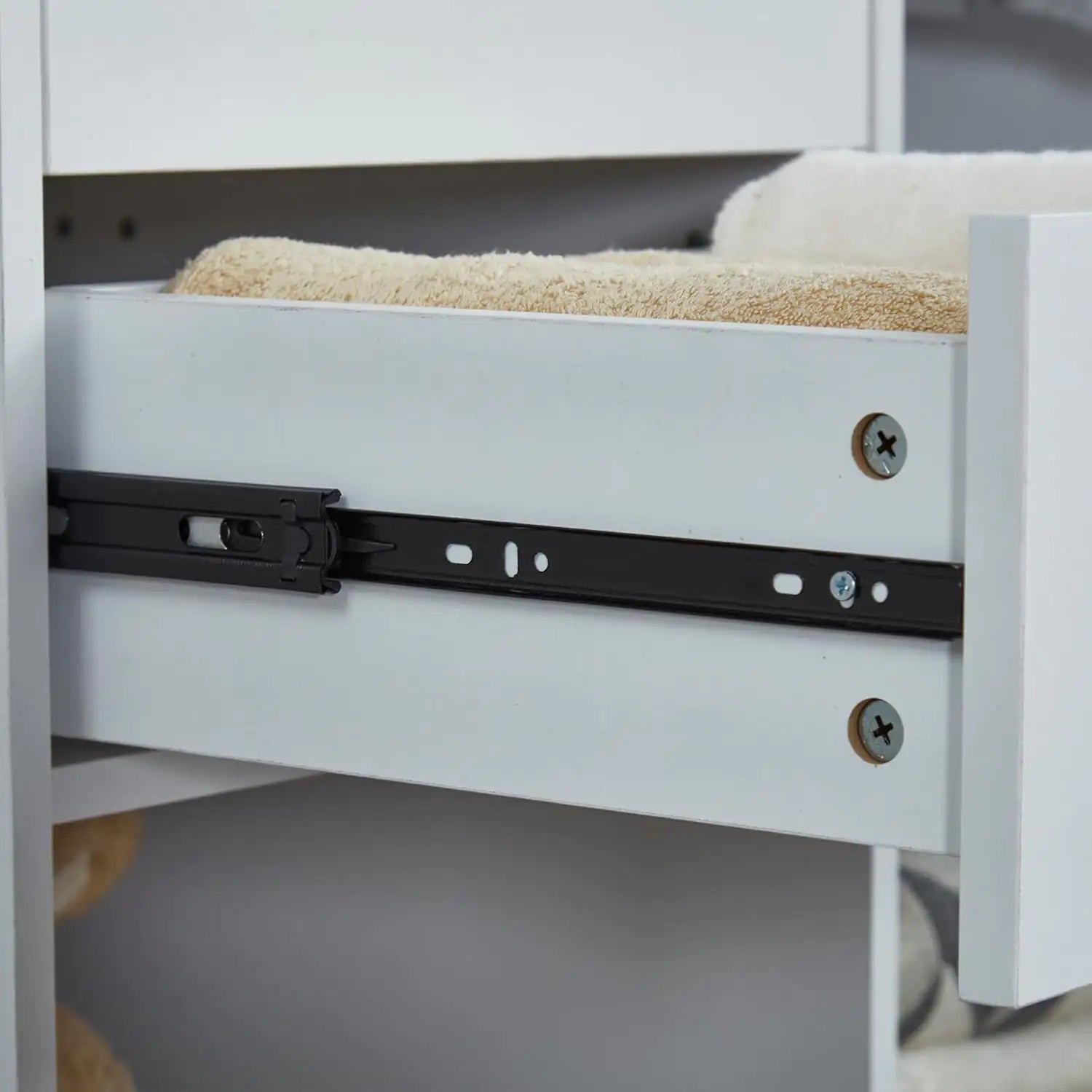 Gray Freestanding Closet Organizer