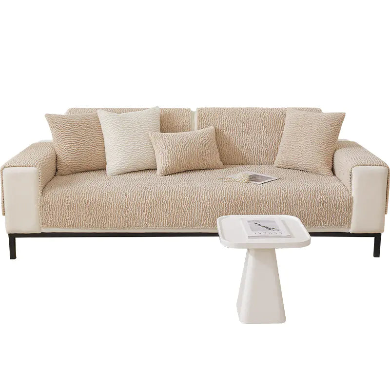 Fleece Sofa Cushion Cover for All Seasons (European Style)