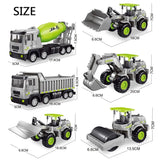 Imitation Alloy Inertia Engineering Vehicle Toy Excavator