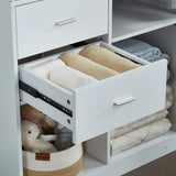 Gray Freestanding Closet Organizer