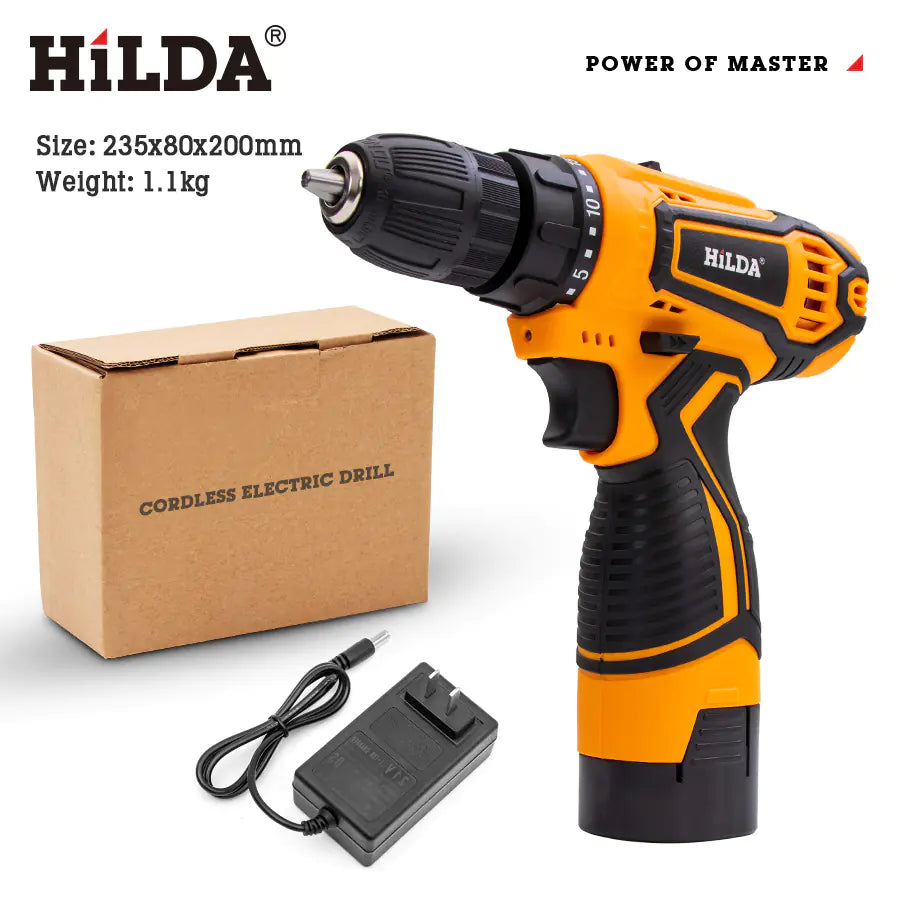 Multifunctional Cordless Electric Drill and Screwdriver