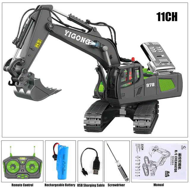 BC1043 Alloy Remote Control Excavator Vehicle