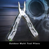 Portable Stainless Steel Multi-Tool Pliers for Camping